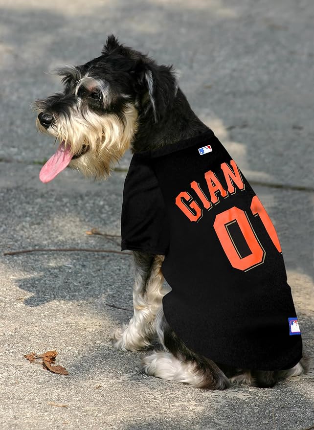 Official MLB San Francisco Giants Pet Jersey for Dogs & Cats, Size X-Large - Stylish Baseball Jersey for Your Furry Fan- Show Off Team Spirit with The Perfect Fan Apparel Gear for Pet, Dog & Cat