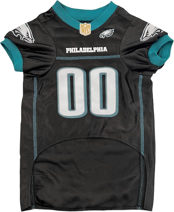 NFL Philadelphia Eagles Color Rush Dog Jersey, Size: X-Small. Color Rush Jersey, Cool and Sporty Dog Shirt, Best Football Jersey Costume for Dogs & Cats. Licensed Jersey Shirt