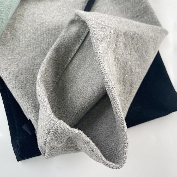 Dog Hat | Bandana for Warmth, Perfect for Fireworks, Thunderstorms, and Grooming（Grey-L）
