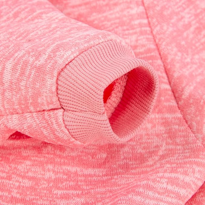 3 Pack Dog Sweater, Dog Sweaters for Small Dogs, Warm Soft Pet Clothes for Puppy, Medium Large Cat, Dogs Girl or Boy, Dog Shirt for Winter Christmas (Pink+Purple+HotPink, X-Small)