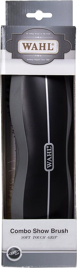 Wahl Equine Combo Body Brush, Horse Brushes, Equine Grooming Tools, Brushes for Ponies and Horses, Brush for Bodies, Gentle Bristle Brush, Stiff Bristles, Soft Bristle, Equine Care