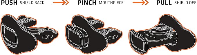 Shock Doctor 39-99-31 Interchange Mouthguard Silver Chrome OSFA-OSFA