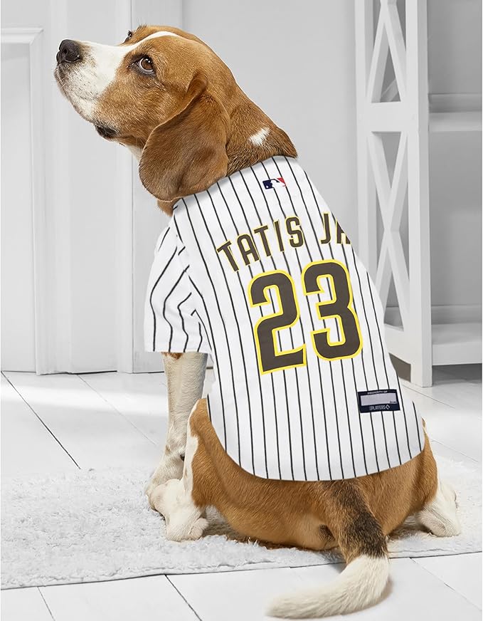 Pets First MLBPA - Fernando Tatis JR Pet Jersey - MLB New York Yankees Mesh Jersey, Medium Team Color