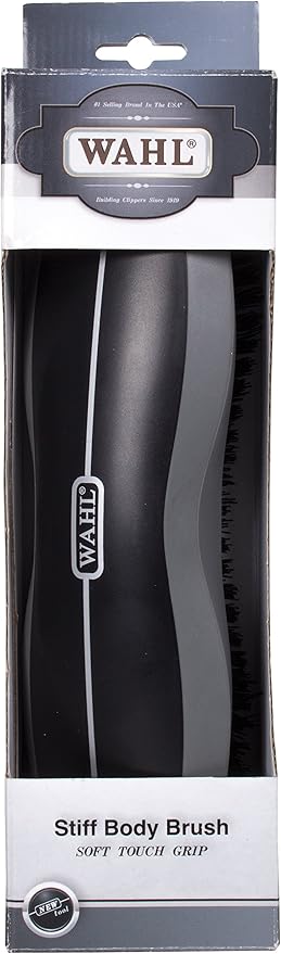 Wahl Equine Grooming Stiff Body Brush, Horse Brushes, Equine Grooming Tools, Brushes for Ponies and Horses, Brush for Bodies, Gentle Bristle Brush, Stiff Bristles, Equine Care