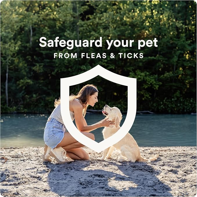 Advecta Ultra Flea and Tick Prevention for Dogs - Medium Dog Flea and Tick Treatment & Control - Mosquito Repellent - Fast Acting Waterproof Topical Drops, 4 Month Supply