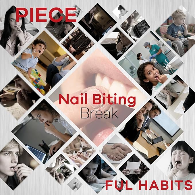 Nail Biting Prevention For Kids: 12ml Extra Bitter No Bite Nail Polish Thumb Sucking Deterrent 48H Long-Lasting Matte Clear Strength Nail Repair for Damaged Nails Care & Habit Breaker Aid