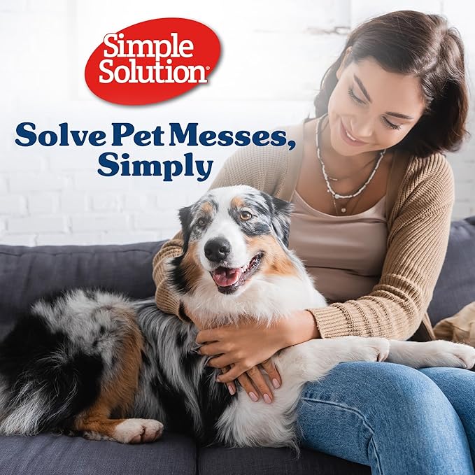 Simple Solution Disposable Dog Diapers Wraps for Male Dogs, True Fit, Absorbent, Leak Proof with Wetness Indicator, Puppy and Doggie Diaper for Peeing, For Small Pets, 12 – 19 Inch Waist, 12 Count