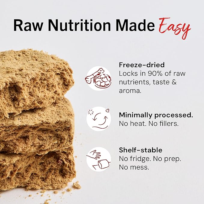 Stella & Chewy's Freeze Dried Raw Dinner Patties – Crafted for Puppies – Grain Free, Protein Rich Perfectly Puppy Beef & Salmon Recipe – 14 oz Bag