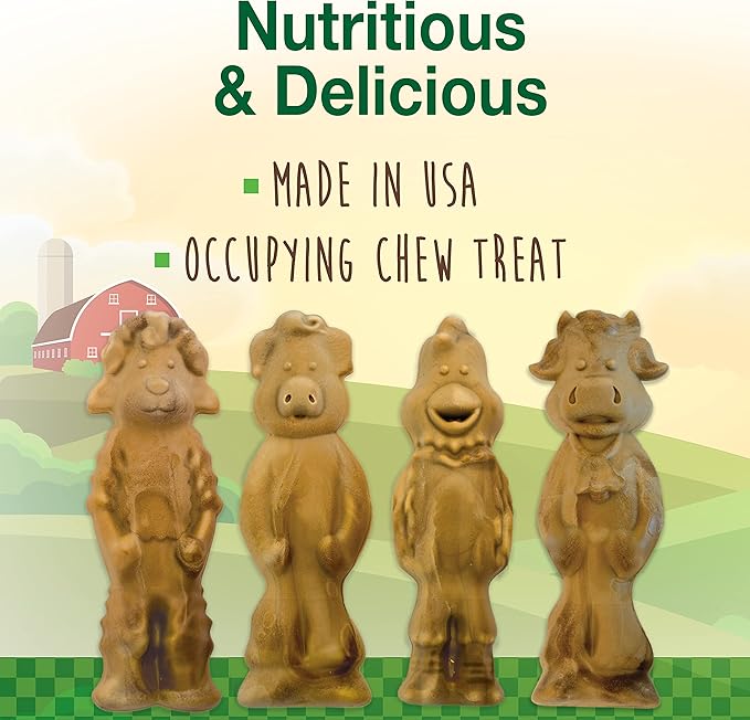 Nylabone Healthy Edibles All-Natural Puppy Chew Treats for Large Breed Puppies Medium/Wolf (2 Count)