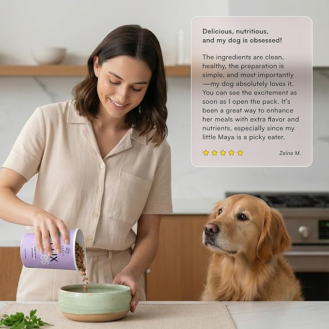 Pawco Dog Food Toppers for Picky Eaters, Hip & Joint – Supports Mobility & Joint Health – Functional Dog Food Flavor Enhancer with Omega-3, Pumpkin & Carrots – Magic Topper – 5.6oz