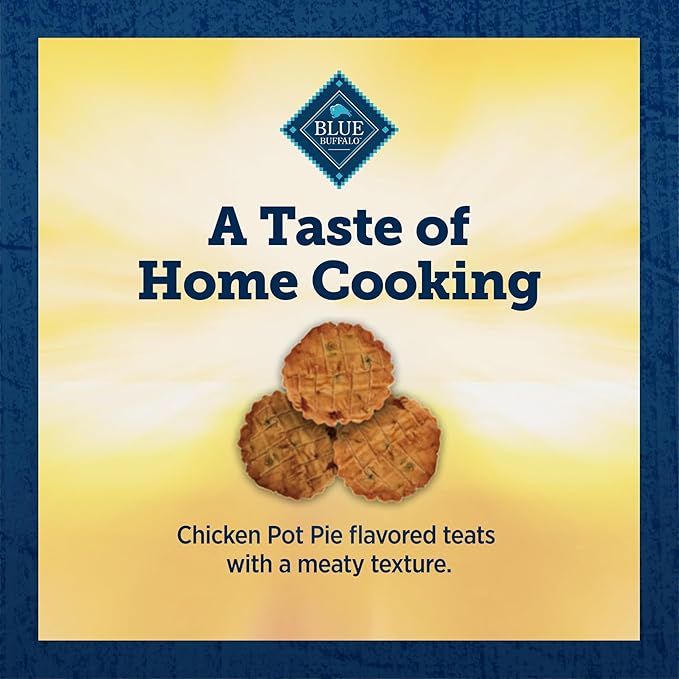Blue Buffalo True Chews Dog Treats Made in the USA with Natural Ingredients Chicken Pot Pie (Pack of 6)