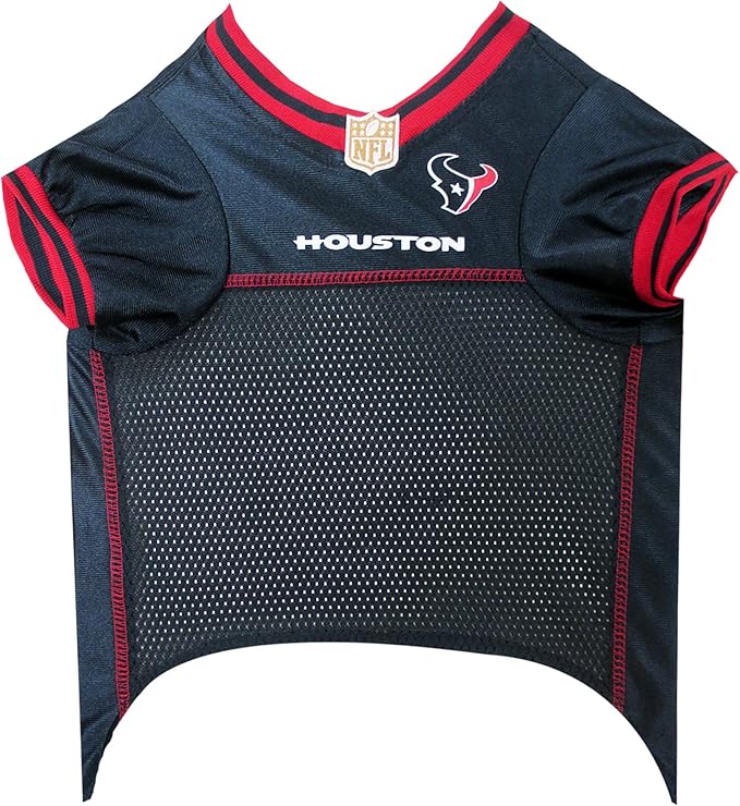 NFL Houston Texans Dog Jersey, Size: X-Small. Best Football Jersey Costume for Dogs & Cats. Licensed Jersey Shirt.