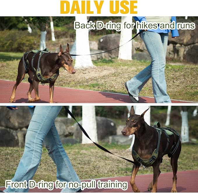 BINGPET Dog Lift Harness for Large Dogs,Full Body Support Rehabilitation Dog Sling Carrier with Handles,Reflective Multifunctional Mobility Assistance Vest for Senior Pets Joint Injuries,Arthritis,XL