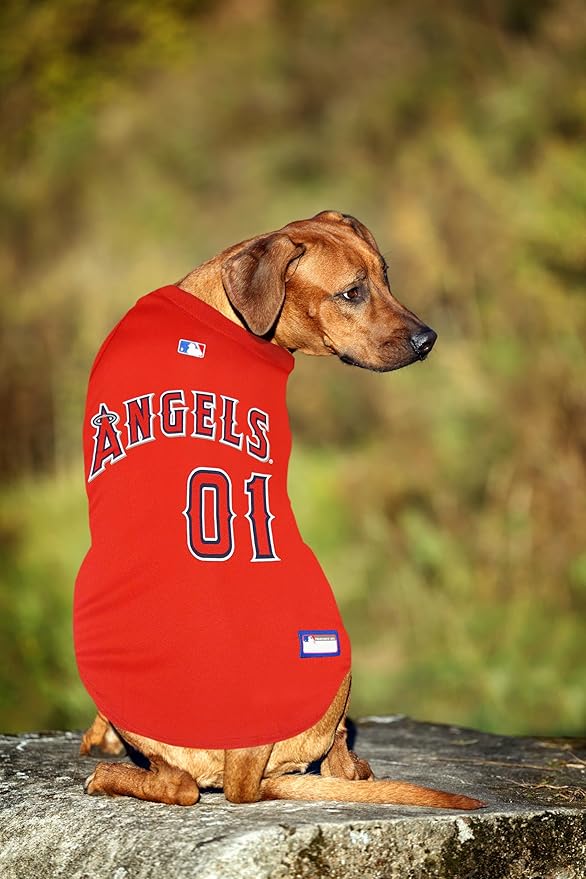 Official MLB Los Angeles Angels Pet Jersey for Dogs & Cats, Size XX-Large - Stylish Baseball Jersey for Your Furry Fan- Show Off Team Spirit with The Perfect Fan Apparel Gear for Pet, Dog & Cat