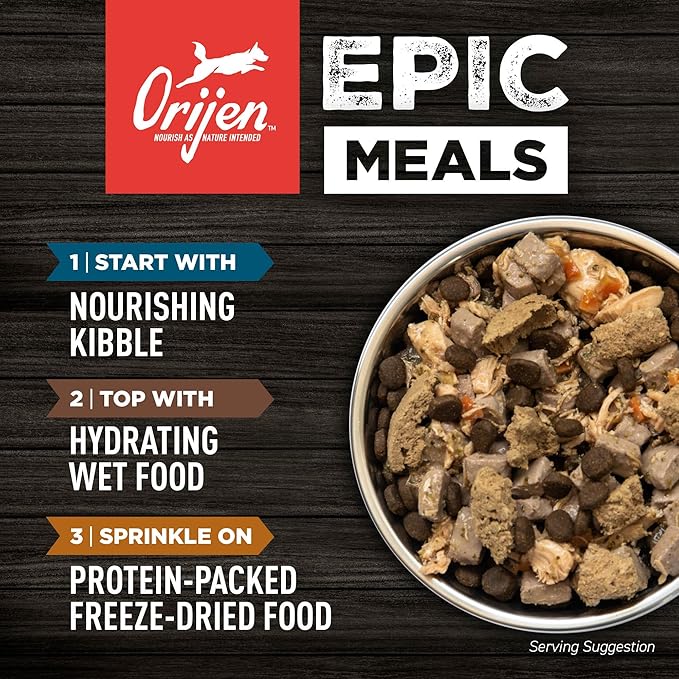 ORIJEN Amazing Grains High Protein Dry Dog Food Puppy Recipe 22.5lb Bag
