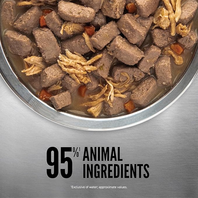 ORIJEN Premium Wet Dog Food Variety Pack: Original + Chicken Recipes 12.8oz Cans (6 Count, 3 of Each)