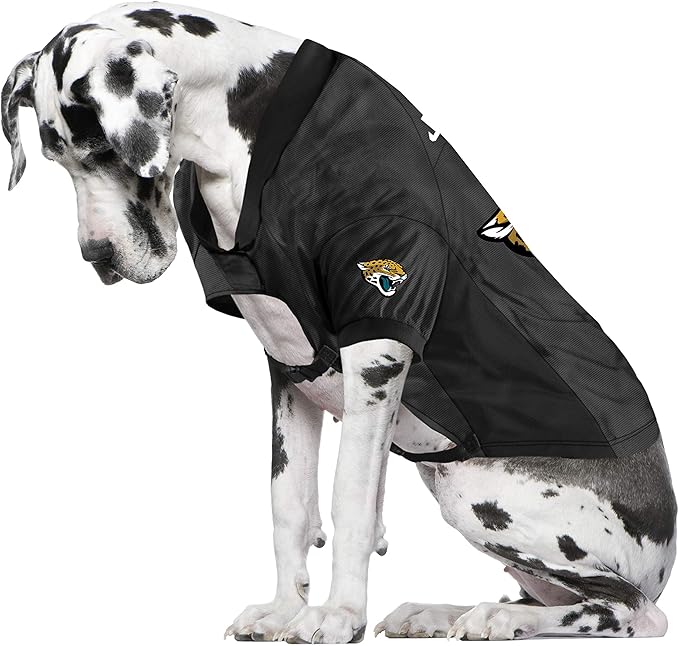 Littlearth NFL Jacksonville Jaguars Stretch Pet Jersey, Team Color, Big Dog