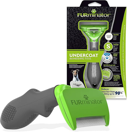 FURminator Undercoat deShedding Tool for Small Short Hair Dogs 4.5-9 kg