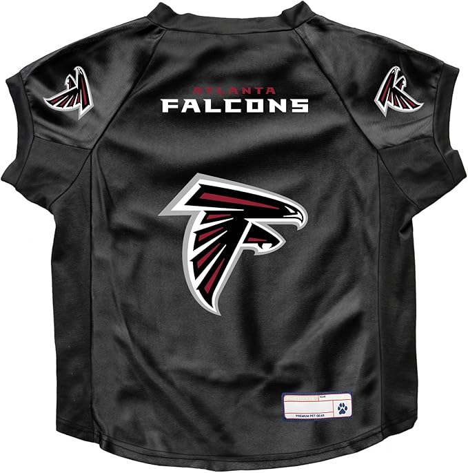 Littlearth NFL Atlanta Falcons Stretch Pet Jersey, Team Color, Big Dog