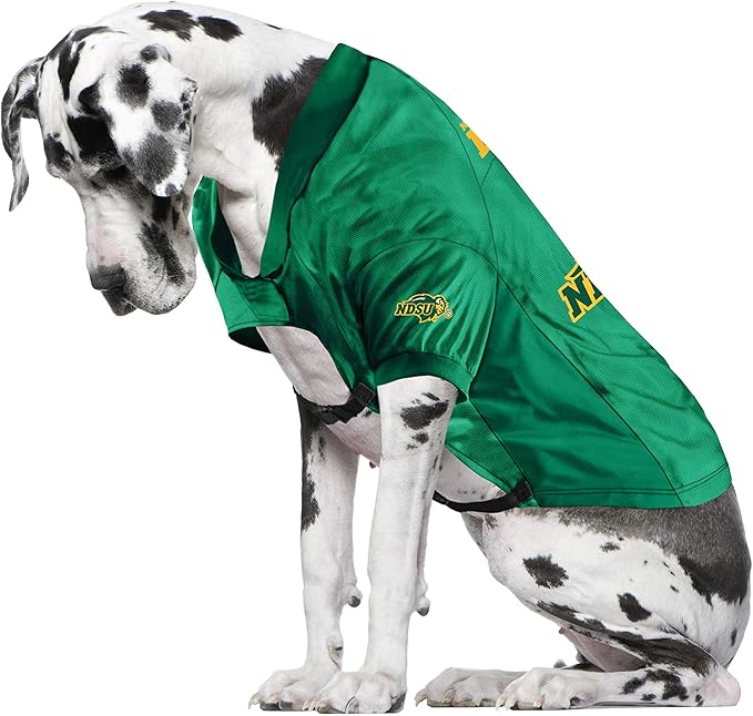 Littlearth NCAA North Dakota State Bison Stretch Pet Jersey, Team Color, Big Dog