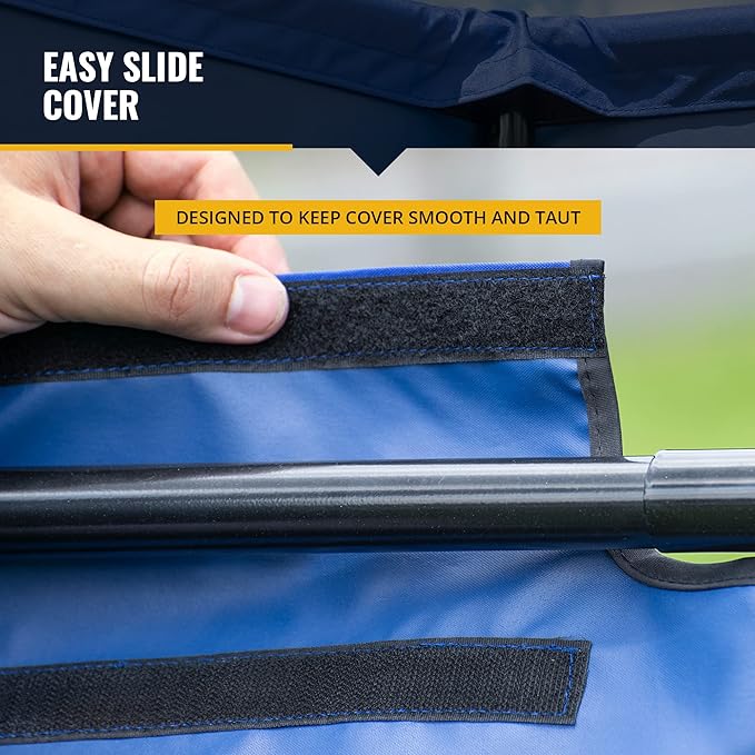 ShelterLogic 5' Outdoor Pet Shade, Versatile Pet Canopy Tent for Medium to Large-Breed Dogs, Cats, Small Animals and Livestock, Blue