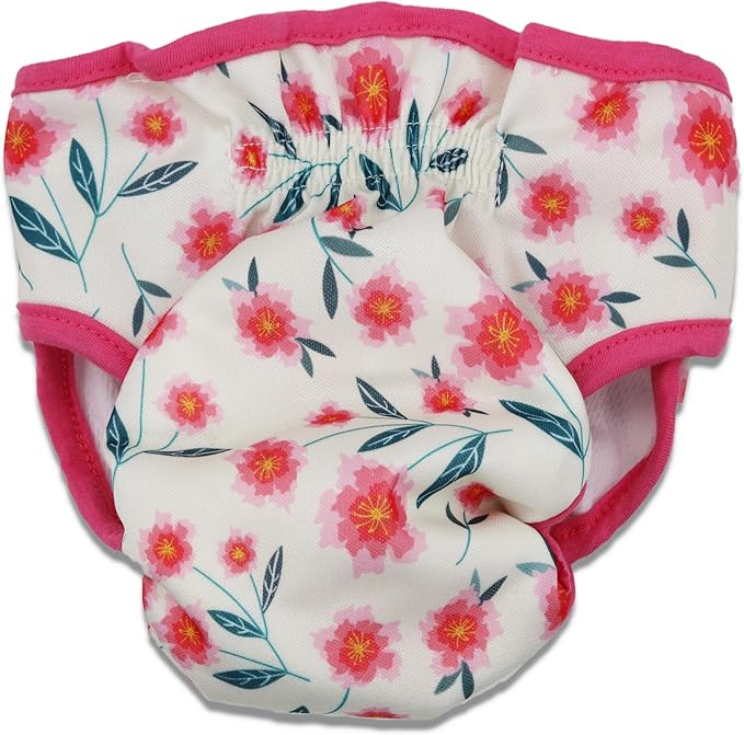 3 Pcs/Set Reusable Dog Diapers Female Washable Sanitary Wraps Pet Panties Nappy for Small Medium Large Female Dogs