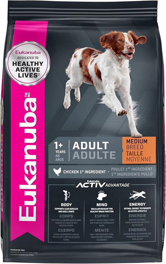 Eukanuba Adult Medium Breed Dry Dog Food, 4.5 lb Bag