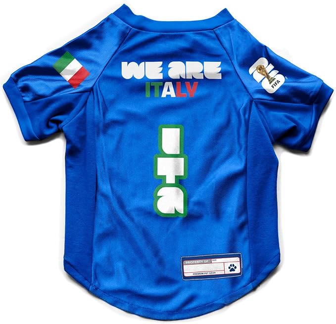 Littlearth Stretch Pet Jersey - Officially Licensed FIFA World Cup 2026 Teams, Sizes: X-Small to X-Large