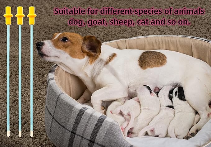 20 Set AI Artificial Insemination Dog Breeding Kit, Dog Ai Breeding Kit, Insemination kit for Dogs, Pet Breeding Supplies for Small Breeds (7.87 inch)