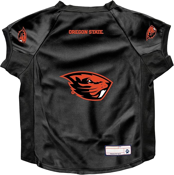 Littlearth NCAA Oregon State Beavers Stretch Pet Jersey, Team Color, Big Dog