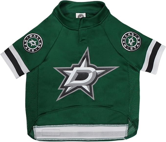 Pets First NHL Dallas Stars Jersey for Dogs & Cats, Medium. - Let Your Pet Be A Real NHL Fan!