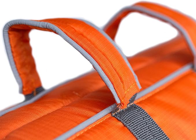 Outward Hound Granby Splash Orange Dog Life Jacket,Large,(Pack of 12)