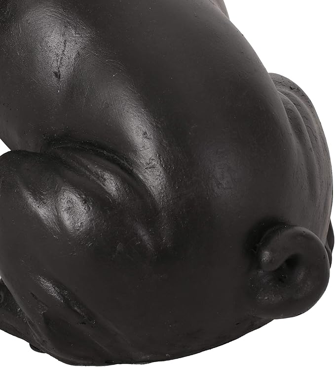 Christopher Knight Home Tamara Outdoor French Bulldog Garden Statue, Matte Black