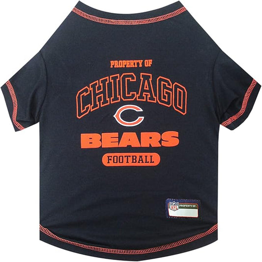 NFL Chicago Cubs Dog T-Shirt for Pets, Size X-Large. Officially Licensed Pet Shirt with Team Logo, Soft Stretchable Comfort Fit Apparel for Dogs & Cats