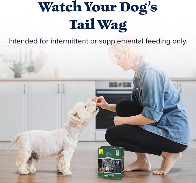 Blue Buffalo Wilderness Trail Treats High Protein Grain Free Dog Biscuits Crunchy Dog Treats, Duck Recipe, 36-oz Box (Pack of 3)