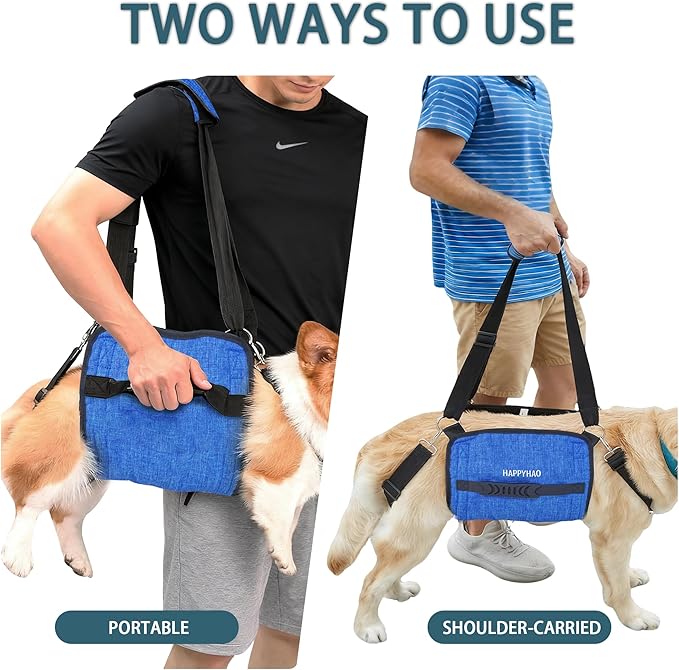 Adjustable Dog Lift Harness, Suitable for Medium to Large Dogs,L