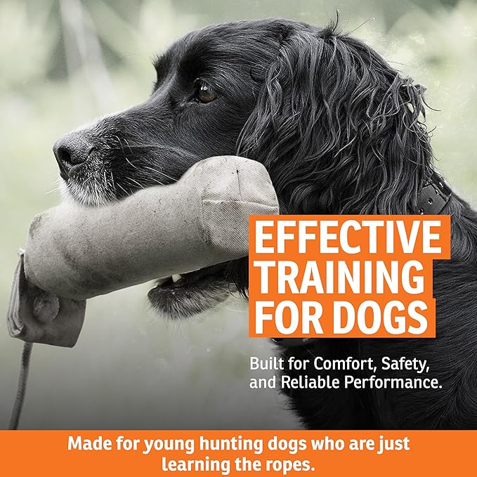 SportDOG Brand Natural Canvas Dummy - Hunting Dog Training Tool - Weighted and Includes Rope for Throwing - Floats