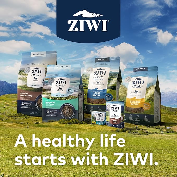 ZIWI Peak Canned Wet Dog Food – All Natural, High Protein, Grain Free, Limited Ingredient, with Superfoods (Lamb, Case of 12, 6oz Cans)
