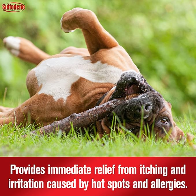 Sulfodene Hot Spot & Itch Relief Medicated Spray for Dog 8oz,(Pack of 2)