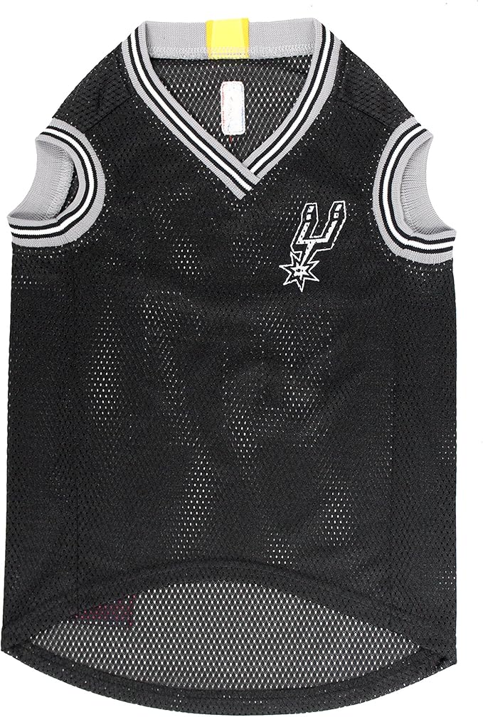 NBA SAN ANTONIO SPURS DOG Jersey, Medium - Tank Top Basketball Pet Jersey