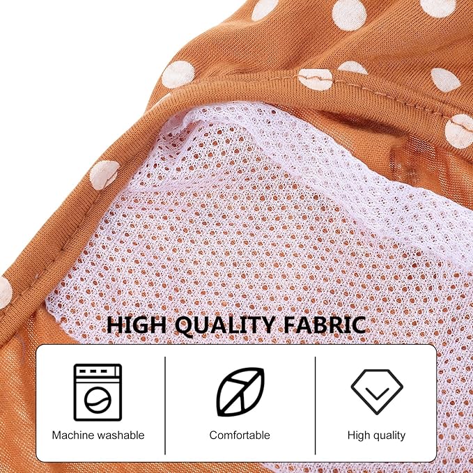 balacoo 1pc Pet Pantie for Female Dogs Comfortable Dog Diaper Panty Cute Design for Menstruation Keeps Pets Tidy for Heat Pregnancy Prevention