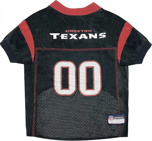 Pets First NFL Houston Texans Dog Jersey, Size X-Small, Football Shirt Costume for Pet, Dog Sports T-Shirt, NFL Team Clothing for Cats, Licensed Pet Apparel Available in 7 Sizes and 32 Teams
