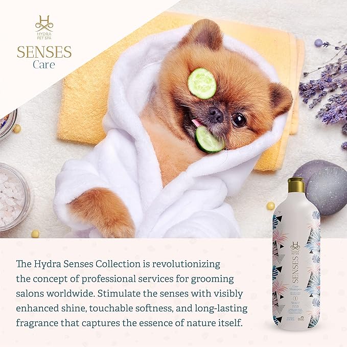 Hydra Senses Care Pet Shampoo, Shampoo for Dogs for Clean, Shiny, Moisturized Coats