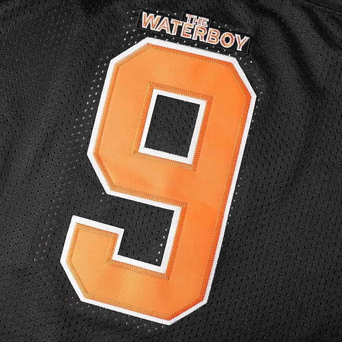 Phoneutrix Bobby Boucher #9 The Waterboy Adam Sandler Movie Mud Dogs Bourbon Bowl Football Jersey