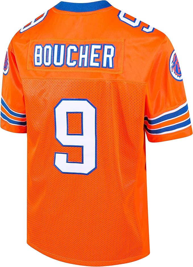 Bobby Boucher #9 The Waterboy Adam Sandler Movie Mud Dogs Bourbon Bowl Football Jersey