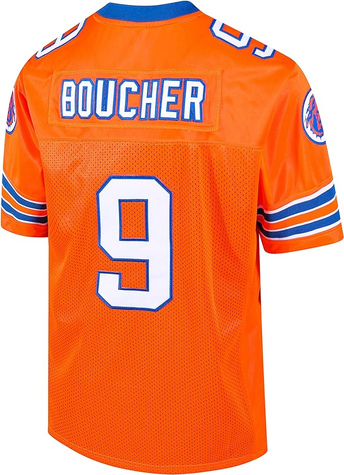 Bobby Boucher #9 The Waterboy Adam Sandler Movie Mud Dogs Bourbon Bowl Football Jersey