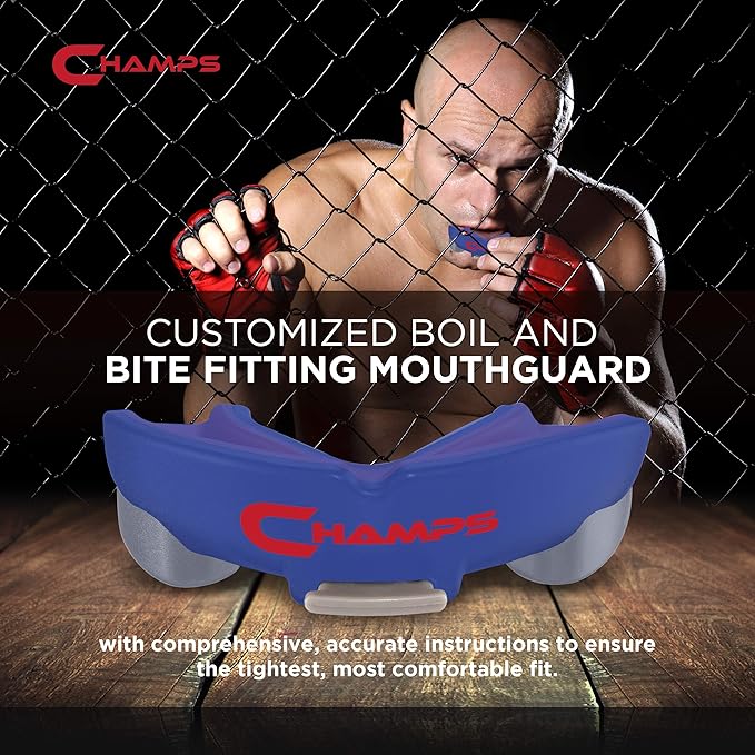 Breathable Mouthguard for Boxing, Jiu Jitsu, MMA, Muay Thai, Sports, and Wrestling. Easy Fit Boxing Mouthguard Super Tough MMA Mouthguard. Combat Sports Mouthpiece