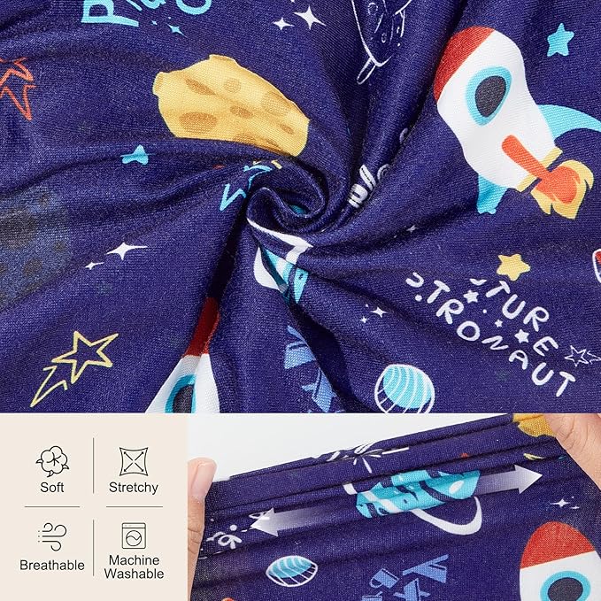 Bienbee Dog Pajamas, 4 Pack Dog Recovery Suit Shedding Suit Cute Soft Puppy Clothes Dogs Pjs Onesies Jammies Adjustable Breathable & Stretchy Clothes for Small Medium Large Dogs Girl Boy Puppy-M