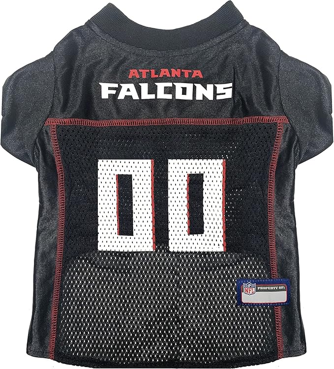 Pets First NFL Atlanta Falcons Dog Jersey, Size XX-Large. Best Football Shirt Costume for Dogs & Cats. Licensed Pet Apparel