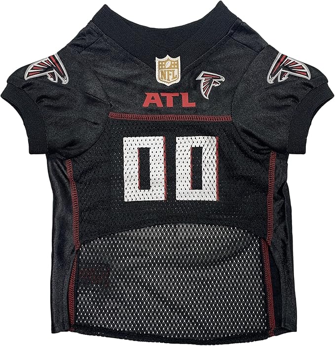 Pets First NFL Atlanta Falcons Dog Jersey, Size XX-Large. Best Football Shirt Costume for Dogs & Cats. Licensed Pet Apparel